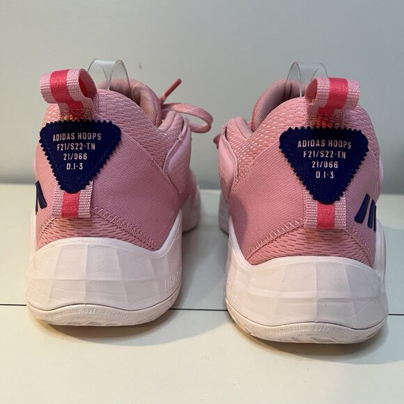 Adidas D.O.N. Issue #3 Basketball Shoe GY0310 Light Pink Mens Size 10 - Picture 6 of 11